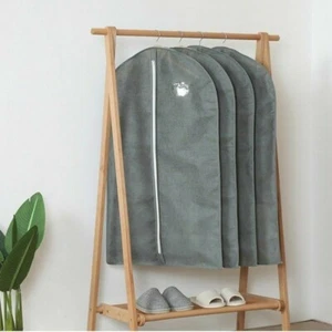 2 X Hanging Garment Bag Moth-proof Clothes Cover Storage Bag Dustproof - Picture 1 of 10