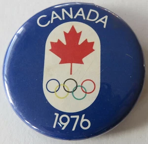 Canada Olympics 1976 Pinback 2-3/8" - Picture 1 of 3