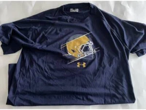 Camisa de manga corta University of Notre Dame Under Armour de ajuste suelto engranaje térmico - - Imagen 1 de 1