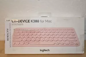Logitech Multi-Device K380 ROSE keyboard. Bluetooth. New PC, Mac.. - Picture 1 of 3