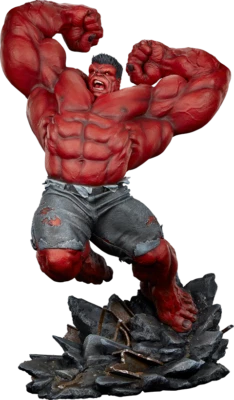 Marvel RED HULK Thunderbolt Ross premium format Store Exclusive Sideshow statue - Photo 1/4
