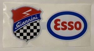 Adesivo Sticker Giannini 500 ESSO Old Tuning Giannini Corse Epoca Vintage - Foto 1 di 2