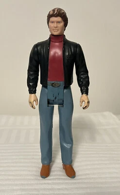 Figura de acción de colección Knight Rider Michael Knight David Hasselhoff 1983 Kenner Foto 1 de 4