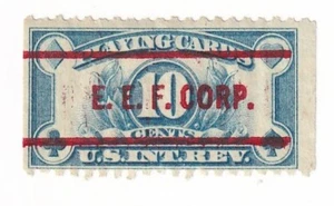 STAMP US SCOTT RF23 PLAYING CARDS "Numeral 10" 10 CENT 1929 USED - Picture 1 of 1
