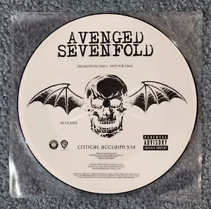 Avenged Sevenfold: Critical Acclaim - Walk - Promo 7" Vinyl Warner Bros. 2007- M - Picture 1 of 2