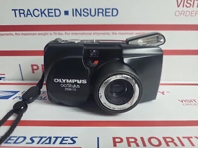 Olympus Infinity Stylus Zoom 115  35mm Point & Shoot Film Camera READ, Lot A - Image 1 of 4