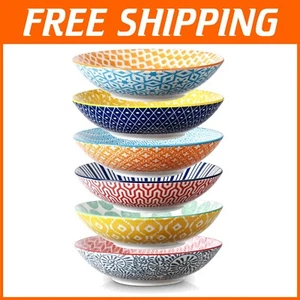 Versatile 9-Inch Porcelain Serving Bowls - Colorful Set for Every Occasion - Picture 1 of 9