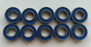 PACK OF 10 x ZEN S688-2RS 8x16x5mm ZEN Deep Groove Ball Stainless Steel Bearing - Picture 1 of 6