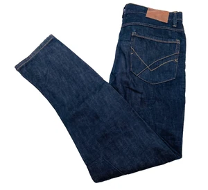 BRAND NEW WILLIAM RAST Mens 34x34 Denim Dark Blue Wash Slouch Jeans/Pants - Picture 1 of 7