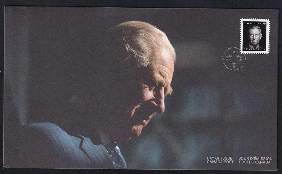 Canada 2023 His Majesty King Charles III, mint official FDC - Image 1 of 1