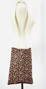 Vintage Floral Festival Market Tote Bag Handmade Cottage Grunge Shoulder Strap - Picture 1 of 3
