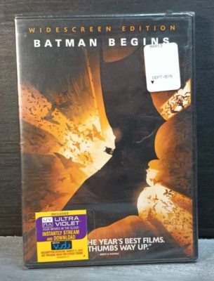 2005/2015 Warner Bros. Widescreen Edition Batman Begins DVD New Sealed - Image 1 of 4