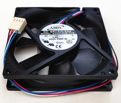 Original Adda Ad0812ub-c7b 8cm 4pin 80*80*20mm  Cooling Fan Dc12v 0.20a  - Image 1 of 4