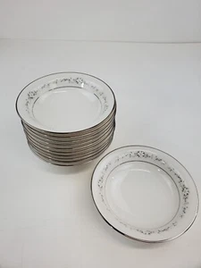 Noritake Elfenbein Porzellan 7 3/8" Schüsseln #7548 Meliert 208654 Set 11 - Bild 1 von 5