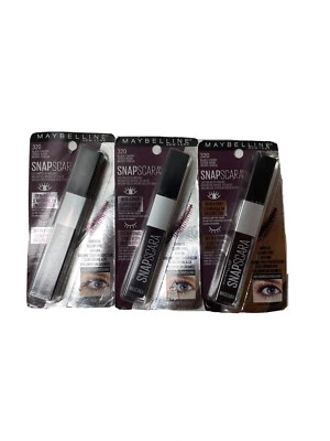 Maybelline New York Snapscara Mascara 320 BLACK CHERRY  0.34 oz Ea Lot of 3 - Image 1 of 4