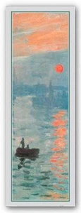 IMPRESIÓN ARTÍSTICA DEL LAGO Lever Du Soleil Detalle Azul Claude Monet - Imagen 1 de 1