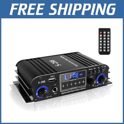 HiFi Power Amplifier, 50Wx4 Home Audio Receiver - Image 1 of 4