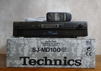 Technics SJ-MD100 Minidisc Recorder Deck OVP wie neu / Boxed like new RARE MINT - Bild 1 von 4