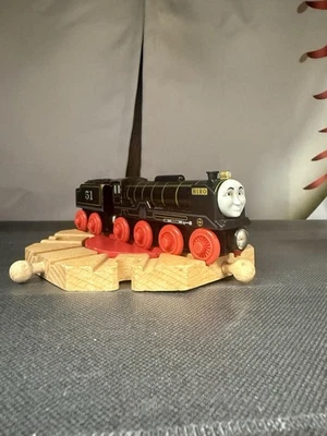 Thomas Wooden Railway Hiro w/ Tender Train Tank Engine - Image 1 of 4