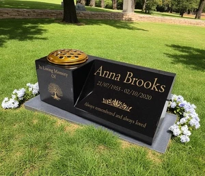 Personalised Granite Vase & Plaque Combination – Tree of Life – Free Engraving - Picture 1 of 7