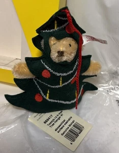 Steiff Christmas tree ornament teddy bear 665417 1997 - Picture 1 of 13