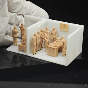 3D printed 1/72 Germany "Prime Minister's office" 12 man+Full set Scene model zp - Picture 1 of 10