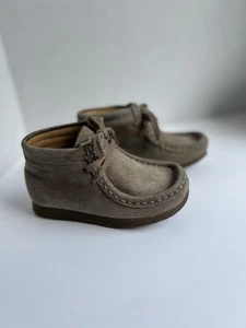 Clarks Wallabees Shoes Toddler Wallabees Boots Moccasins 7W Infant Kids Suede - Picture 1 of 23