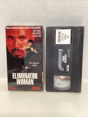 Eliminator Woman (VHS 1993 VidMark) Jerry Trimble, Karen Sheperd, Qissi Rare OOP - Image 1 of 4