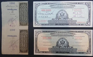 Stub di risparmio postale dal 1893 e 2 certificati di risparmio postale serie 1917 - Foto 1 di 2