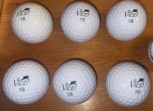 NEW  VICE PRO GOLDEN BEAR  JACK NICKLAUS LIMITED EDITION golf balls WHITE - Picture 1 of 1