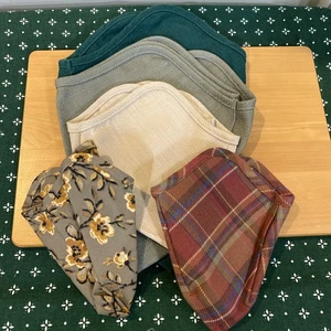 Longaberger Bowl Basket Liners 7", 9", 11" 13" Fall Colors Set of 5 - Picture 1 of 5