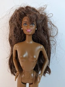 Vintage 1980' 1990's Barbie Doll Black AA African American (Damaged Head/Neck) - Bild 1 von 7