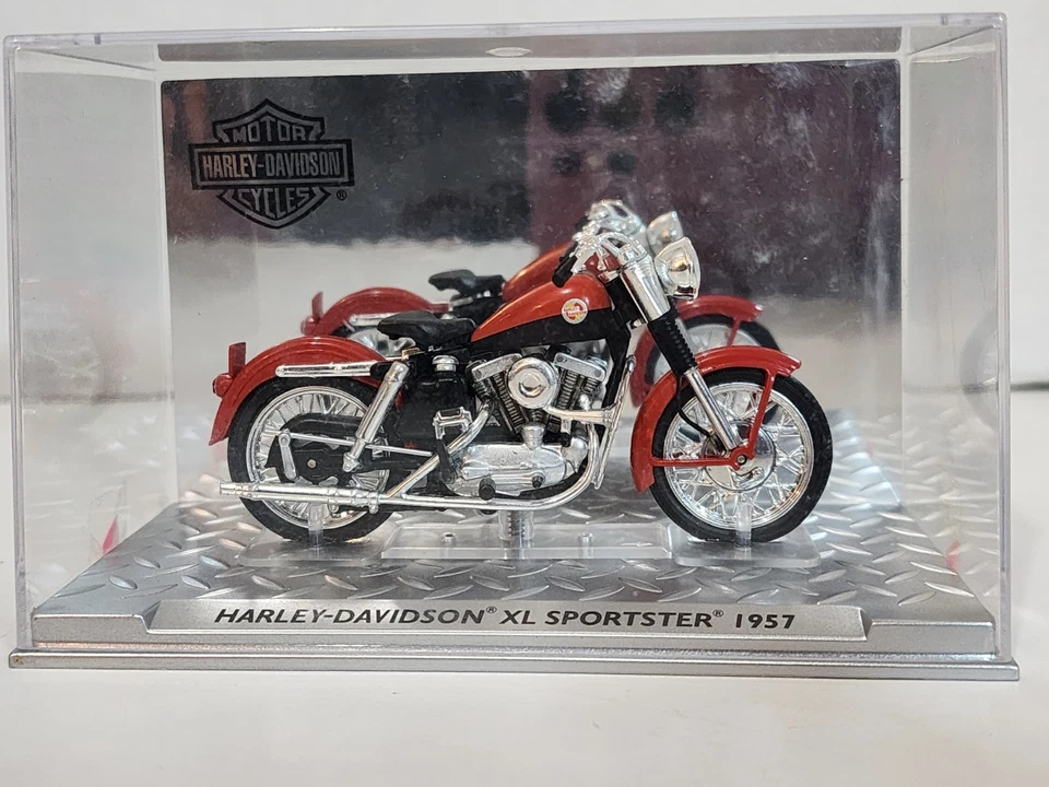 Harley Davidson modelo 1:24 1957 Sportster DeAgostini/Altaya Foto 1 de 4