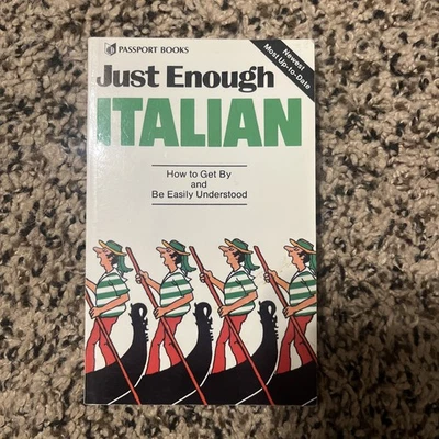 Just Enough Italian by D. L. Ellis and Passport Books  (1983, Trade Paperback) - Image 1 of 2