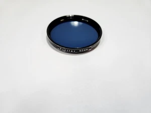 Used Vivitar 52mm 80B Filter With Box And Case - Picture 1 of 8