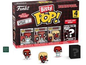 Funko Pop! Deadpool (Sleepover), Deadpool (Larp), Deadpool (Heavy Metal) & 1 mys - Picture 1 of 5