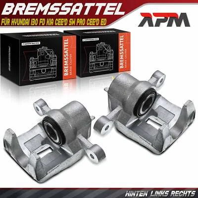 2x Brake Caliper Rear Left Right 34mm for Hyundai i30 KIA Cee'D SW Pro Cee'D - Image 1 of 4
