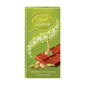Lindt Lindor Pistachio Chocolate Bar | 100 g / 3.53 oz | Irresistibly Smooth - Picture 1 of 4