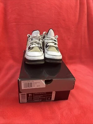 Nike Jordan 4 blanco cemento niño talla 9.5c Foto 1 de 4