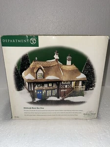 DEPT 56 DICKENS VILLAGE "ALDEBURGH MUSIC BOX SHOP" #58441 COMO NUEVO EN CAJA - Imagen 1 de 7