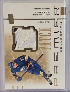 2021-22 UD Premier Patch Collection Gold 6/10 John-Jason Peterka - Picture 1 of 2