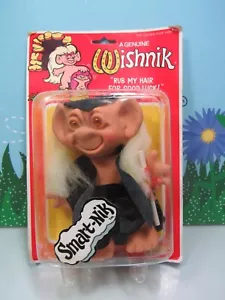 Smart-Nik 1966 - muñeca troll UNEEDA WISHNIK 6" - nueva en tarjeta - rara - Imagen 1 de 4