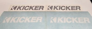 Kicker Audio Decal Sticker X2 - Picture 1 of 1