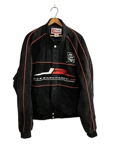 100% Leather Dale Earnhardt Jr Budweiser Jacket Size XXL *chase authentics* NICE - Picture 1 of 9