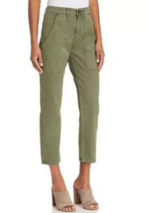 Hudson High Rise The Leverage Ankle Cargo Pant - Forester Green - Size 27 - Picture 1 of 7