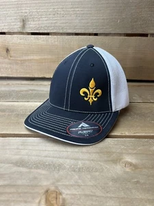 Gorra FDL Fleur De Lis pequeña mediana ajustada Oil Gas Pro Fit - Imagen 1 de 9