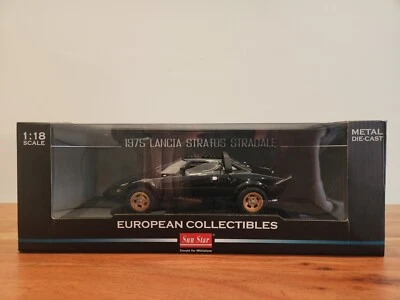 1:18 SUN STAR SUNSTAR 1975 LANCIA STRATOS BLACK EXTREMELY RARE! - Image 1 of 4