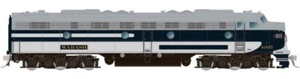 28569 HO Scale Rapido EMD E8A Wabash #108 (Bluebird Scheme) - Picture 1 of 1