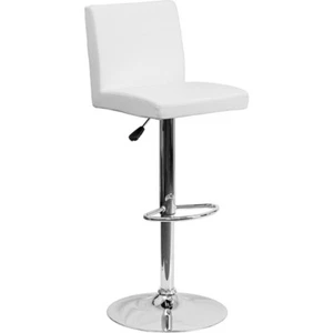 Flash Furniture White Contemporary Barstool, White - CH-92066-WH-GG - Picture 1 of 1