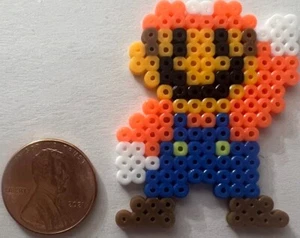 Disfraz de Mario Super Maker Mini Cuentas Sprite Perler Artkal Pixel Art Pequeño Retro - Imagen 1 de 1